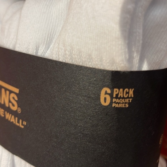 Vans Socks 6 pairs set CREW VANS.
"OFF THE WALL" White/Black 
NWT - Picture 10 of 16